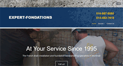 Desktop Screenshot of expertfondation.com